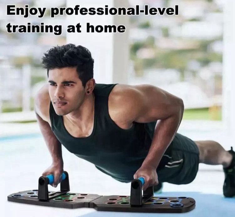 Push Up Board - Workout Fitness Training Equipment Triceps Shoulders Chest condition