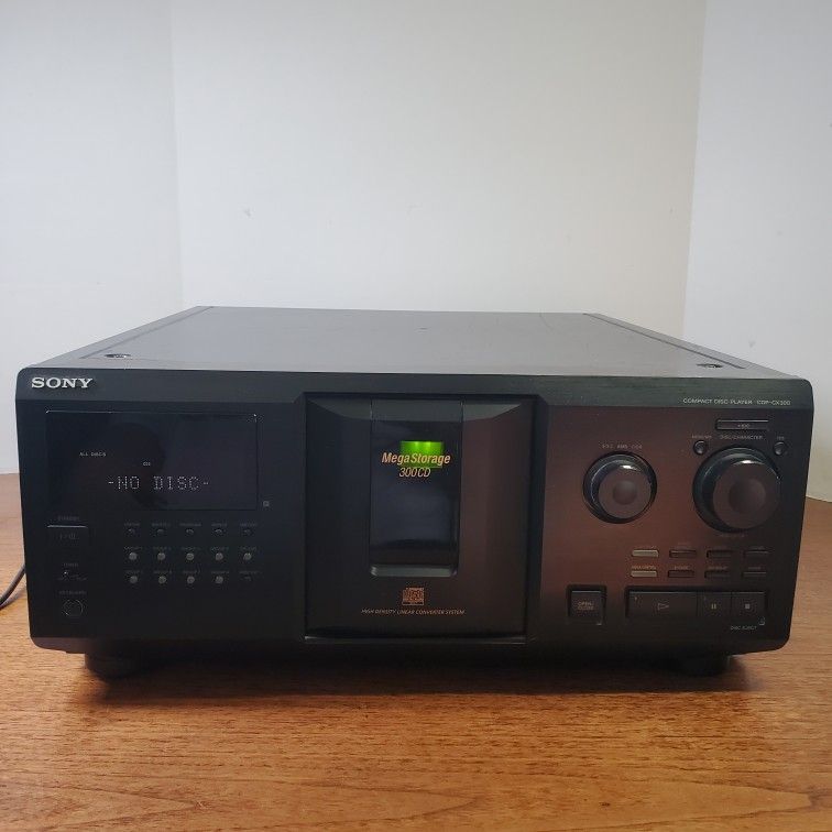 Sony CDP-CX355 300 Mega CD Player Two New Belts