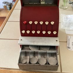 Vintage 1940’s Toy Cash Register 