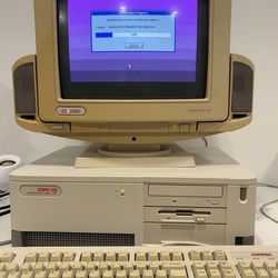 Windows 3.1 Compaq Presario. All original. Vintage computer