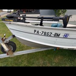 14’ StarCraft Boat With Trailer And Title