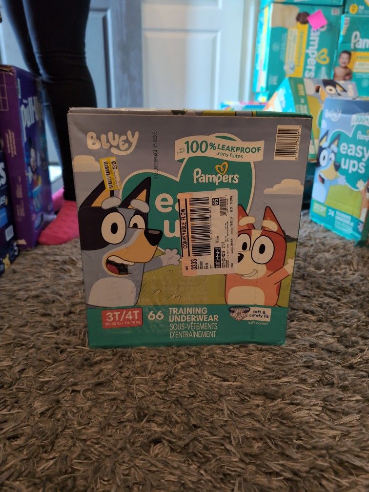 Pampers Easy Ups Size 3T-4T 66ct 