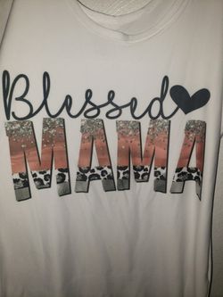 Blessed Mama Shirt Size Large 