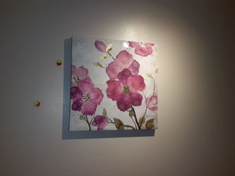 Canvas Flower Painting