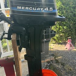 4.5hp Mercury Trolling Boat Motor