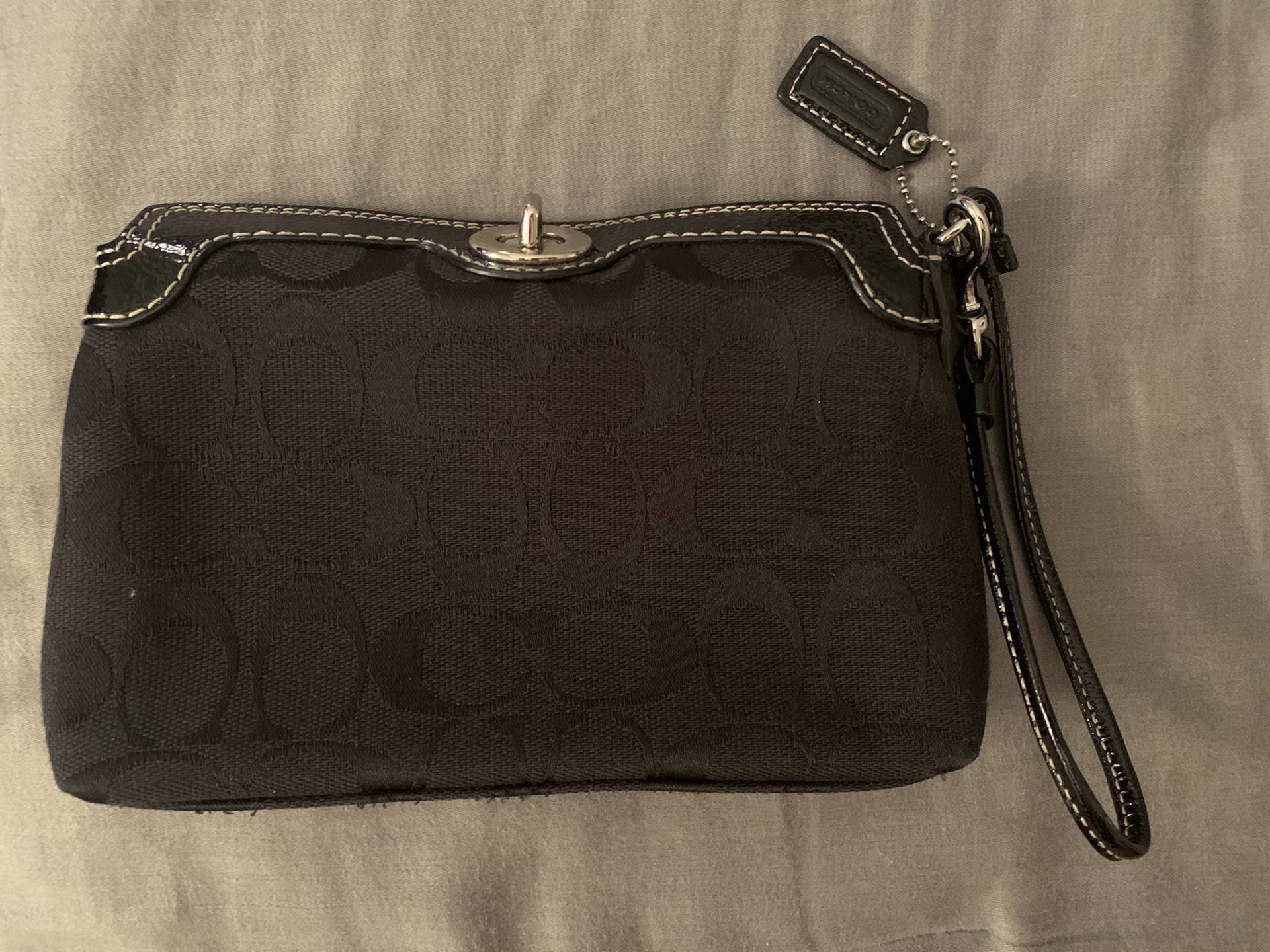 Authentic Coach wristlet wallet