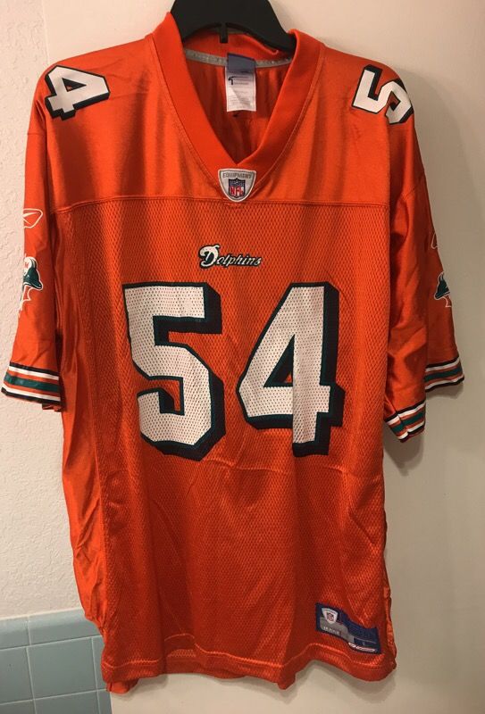 Miami Dolphins Zach Thomas jersey orange reebok NFL - Depop