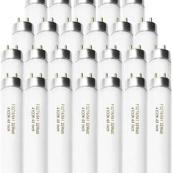Konideke 25 Pack F32T8/841 Fluorescent Tube 48 Inch T8 32 Watt 4100 Cool White G13 Base