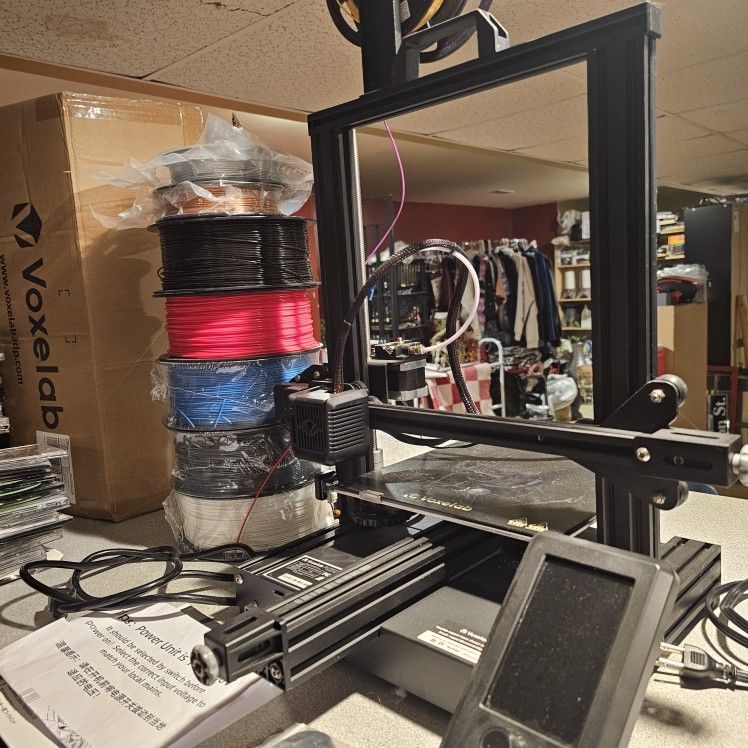 3d Printer Voxelab Aquila X2 350 Watt Ac 115-240 Watt Comes With All Color Filiments