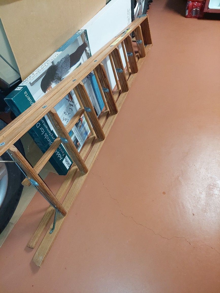 Wood Latter 8 ft. high.