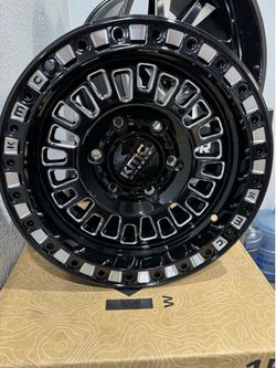 KMC KS242 15x8 OFFSET 0mm 6x139 G-BLK-MILLED