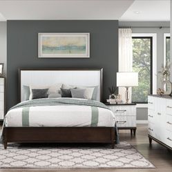 4-PCS Queen Size Bedroom Set In Offer 😍 