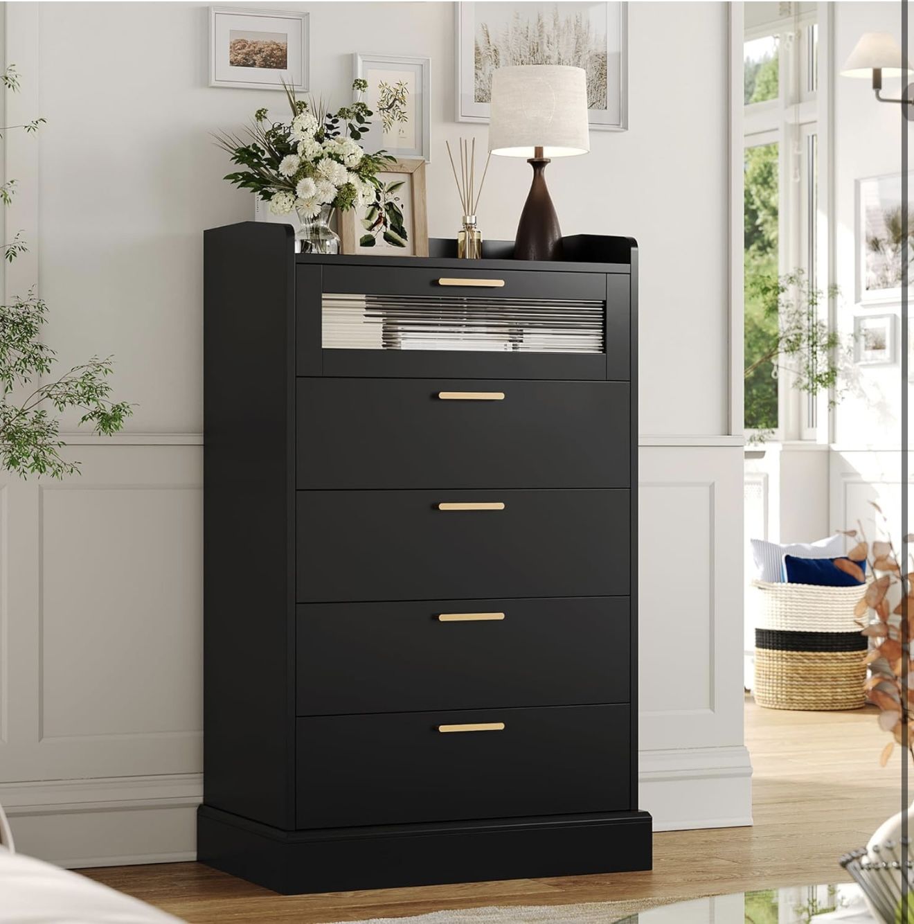 Vertical Chest Of 5 Drawers