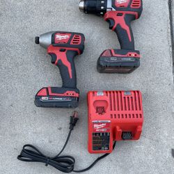 Milwaukee 18v Cordless Drill Set