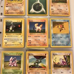 8 Shadowless & a 1st Edition Pokemon Cards in Excellent Condition Lot #3