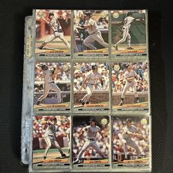 92 Fleet Ultra Baseball Cards