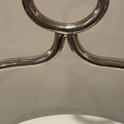 Mikasa 3-Tier Server With Silver Plated Base And Bone China Plates 