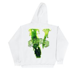 XL Vlone x NBA youngboy Pullover Hoodie White Men's - In Hand READY TO SHIP