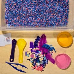 Sensory Kits, Sensory Learn N Play Galaxy Mix, Sensory Bin, Sensory Play, Montessori School, Sensory Bins,Colored Rice