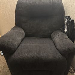 Navy Grey Recliner