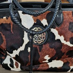 Large Cow Hide Purse 