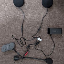 low-profile Sena 10R Bluetooth motorcycle communication system