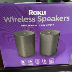  Roku  Wireless Bluetooth & Wi-Fi Speakers, Black