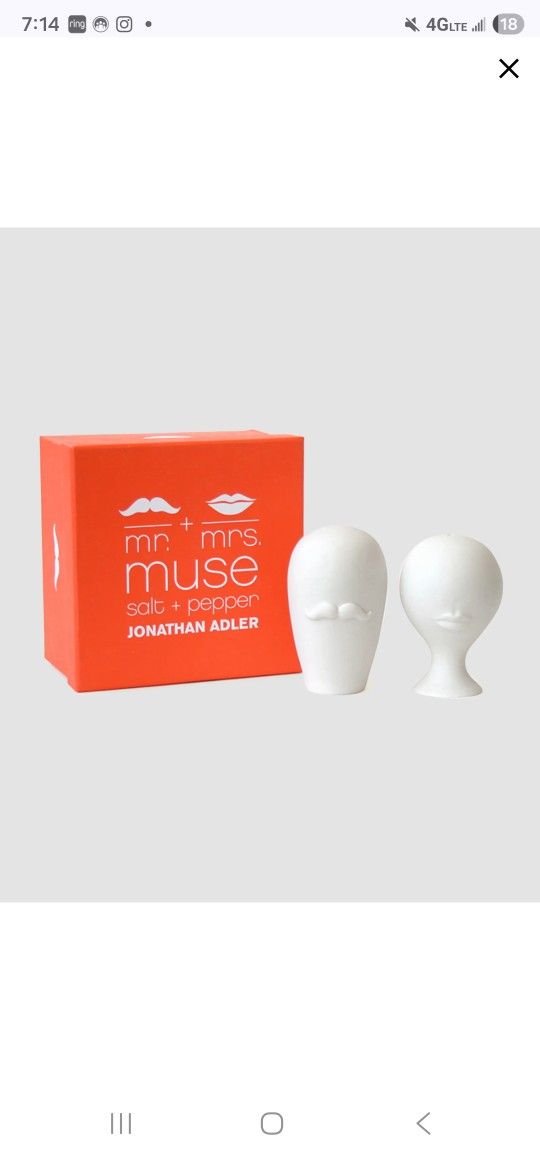 Mr + MRS MUSE Salt + Pepper