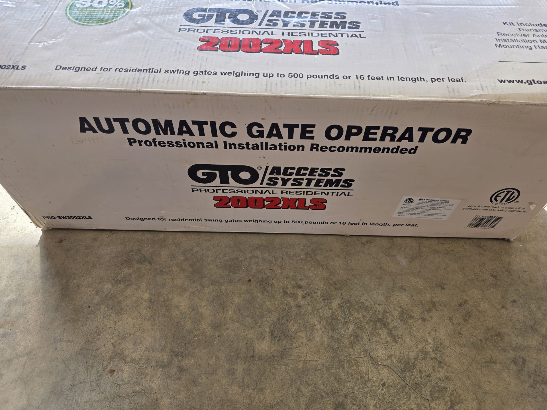 Complete Dual Gate Opener System – GTO 2002XLS Pro Series – Full ...