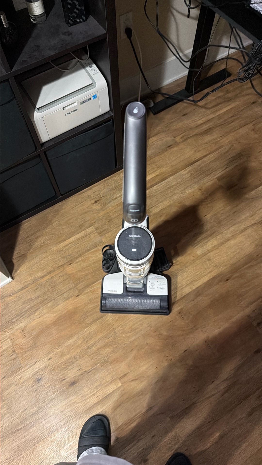 iFloor 3 Complete Cordless Wet/Dry Vacuum Cleaner and Hard Floor Washer with Accessory Pack, White and Gray