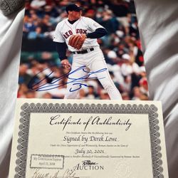 Derrick Lowe Autograph 