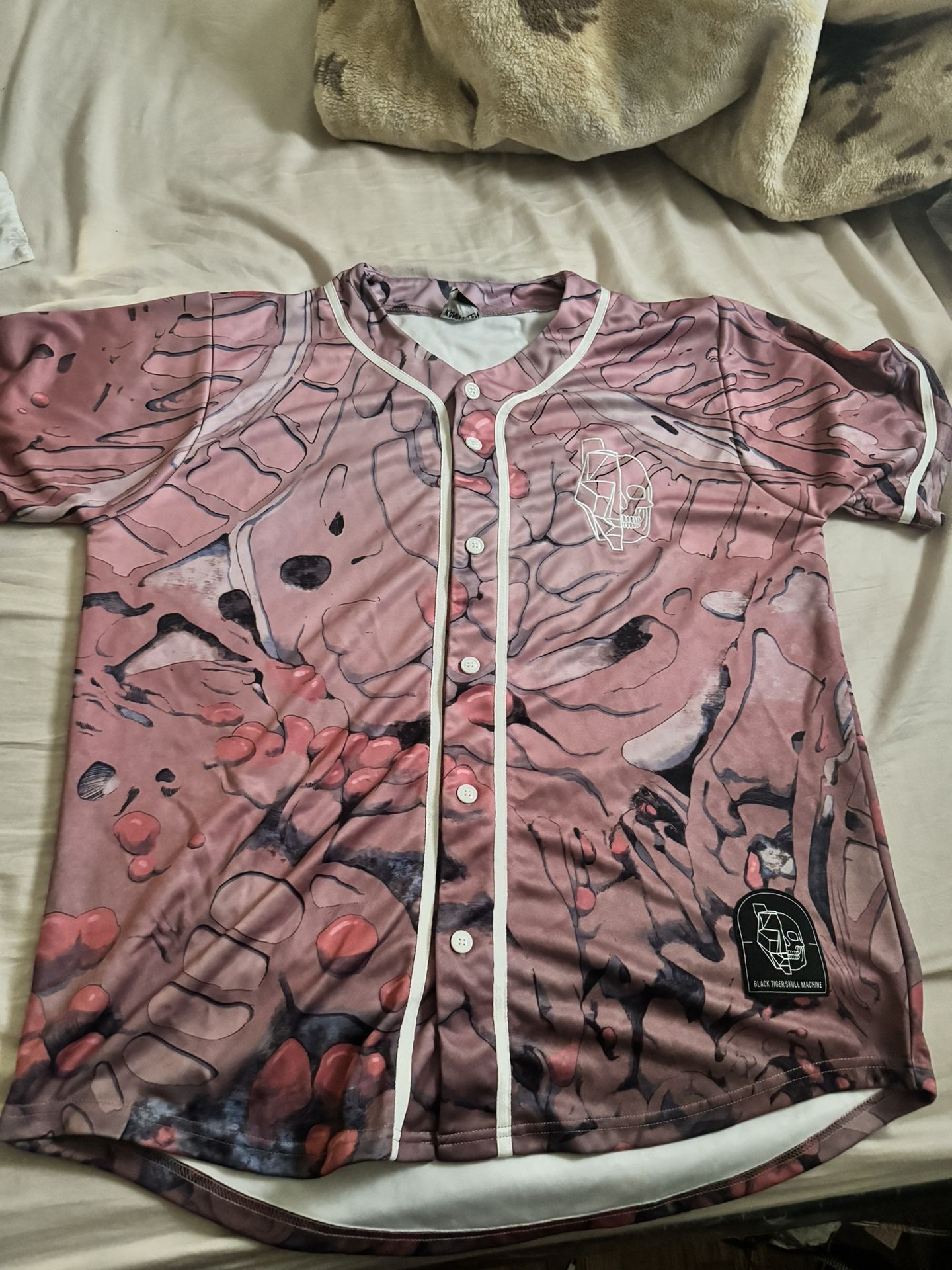 BLACK TIGER SKULL MACHINE JERSEY