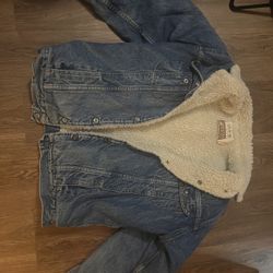 Denim And Real Wool Jacket 