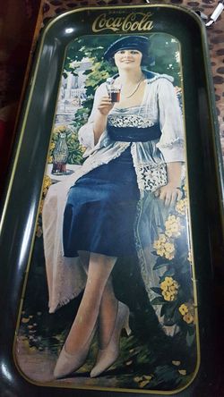Vintage coke tray