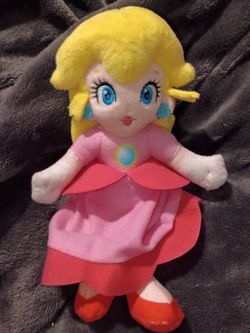 Nintendo Super Mario Bro Princess Peach Plush 9"