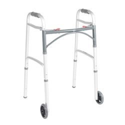 DRIVE DELUXE FOLDING WALKER, ALUMINUM FRAME, 350 LB WEIGHT, ...