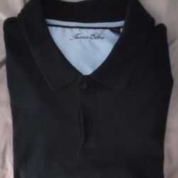 Tasso Elba Men's Classic Black Polo XXL