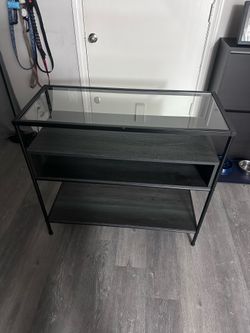 Glass tv/console stand