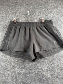 Women’s Medium Black Running Athletic Shorts Logo Activewear