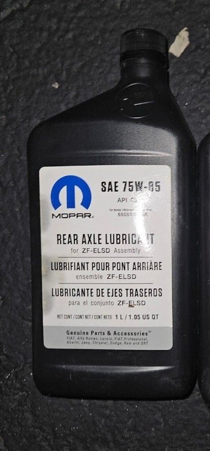 75W-85 Rear Axle Lubricant
