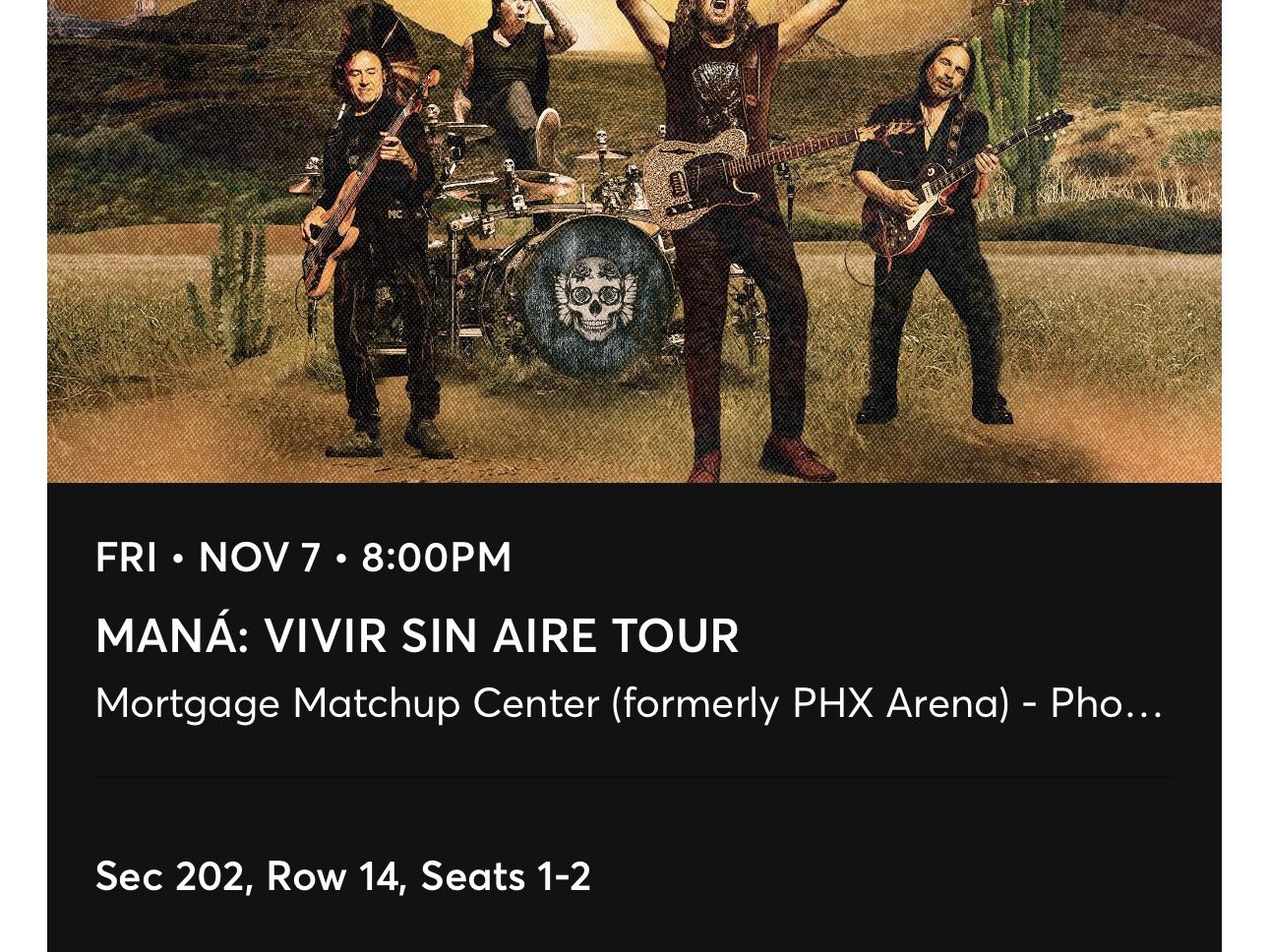 Mana Vivir Sin Aire Tour