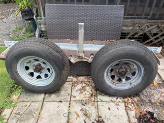 Dual Trailer LeafSprings with Trailer Tires