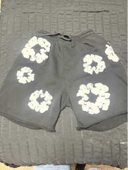 Denim Tear Shorts Black/White Medium