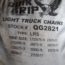 SECURITY QUICK GRIP TRUCK CHAINS