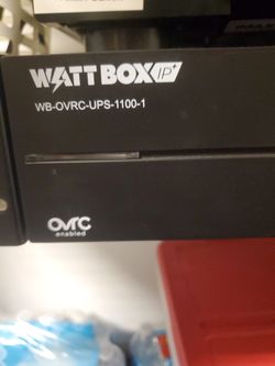 WattBox back up power supply