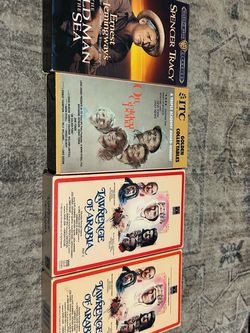 Classic VHS Movie Lot of 4