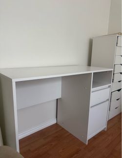 White desk