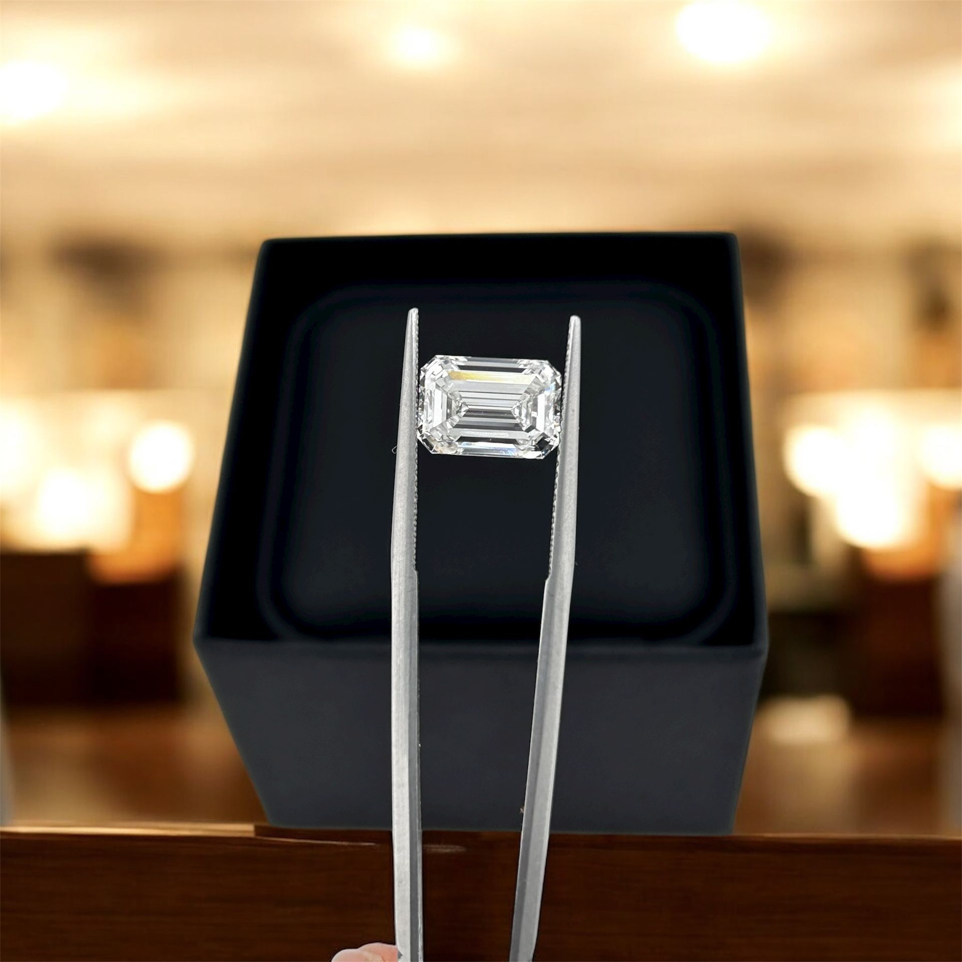 Emerald Shape Lab Diamond For Ring or Pendant 