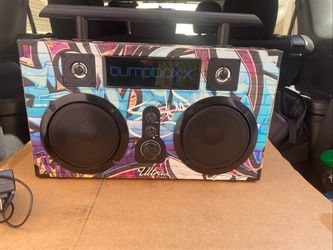 Bumpboxx Ultra Plus Bluetooth Boombox 140W Rechargeable Battery FM Radio