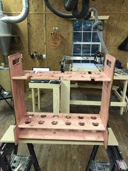 Custom Fishing Rod Rack